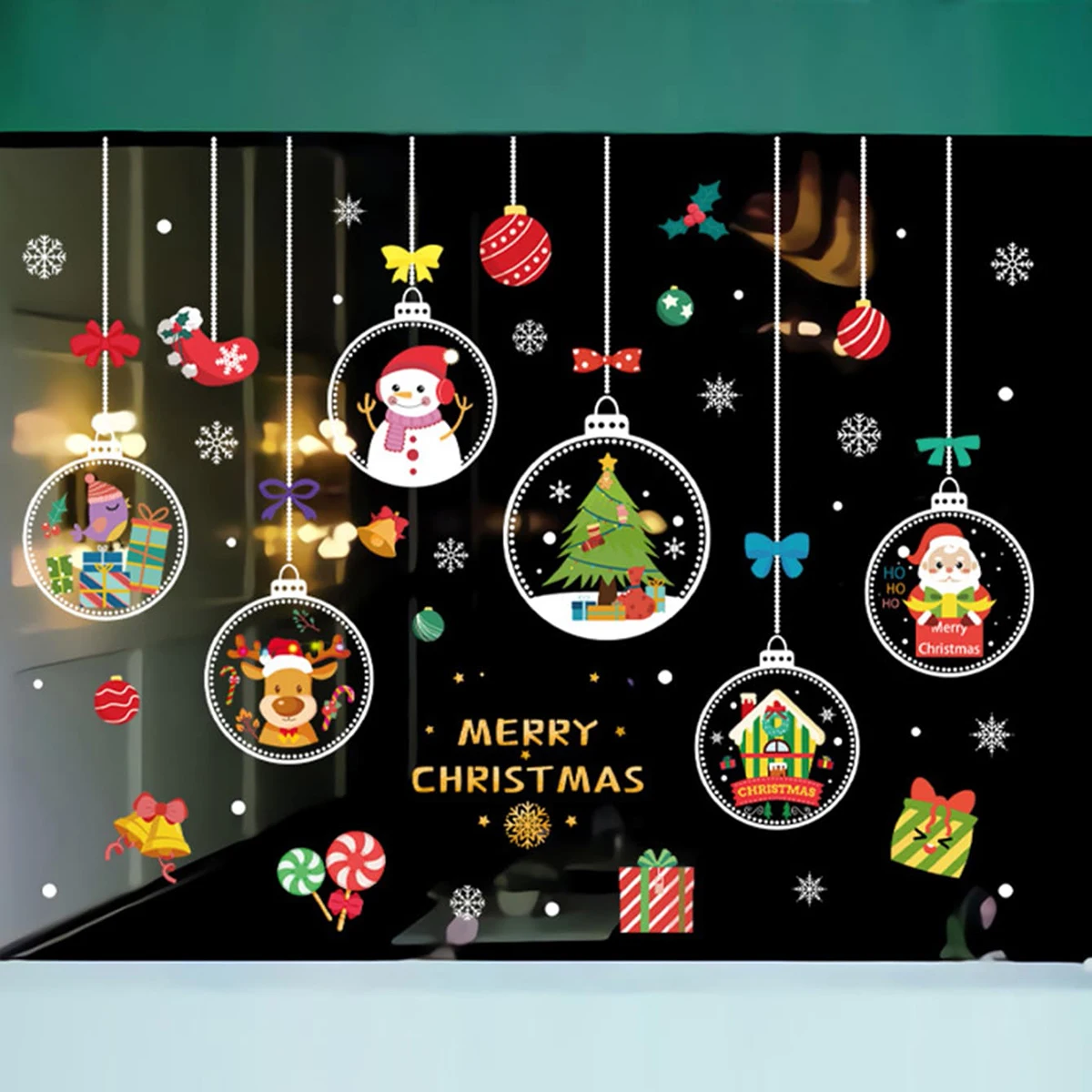 1PC - Merry Christmas Window S - Snowflake Window Decal recensie en prijs