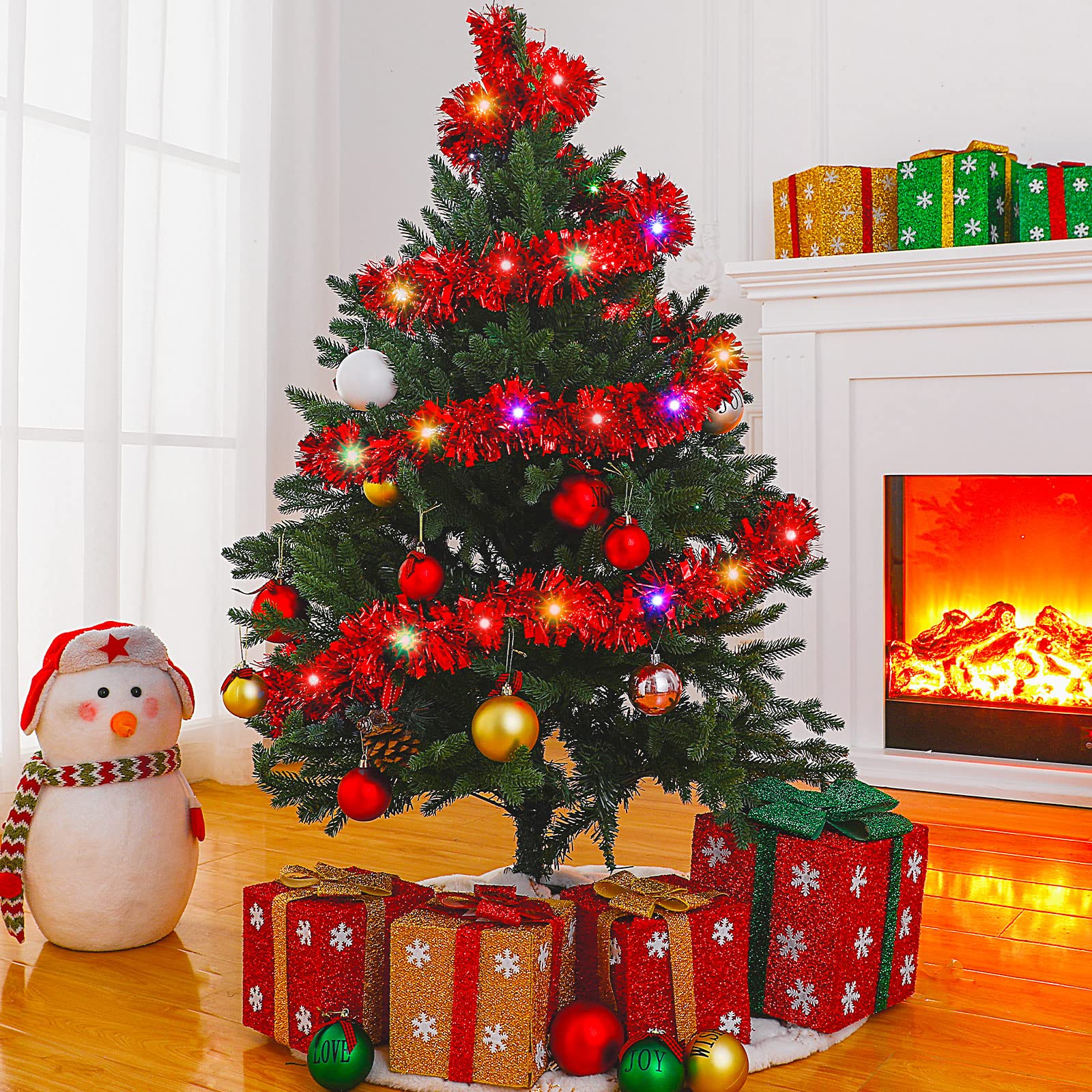 1/3pcs 5M Christmas Tinsel Gar - Tinsel Garland Decoration recensie en prijs