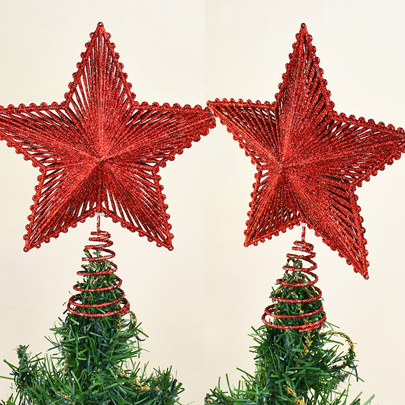 22cm Glitter Christmas Tree To - Star Tree Topper recensie en prijs