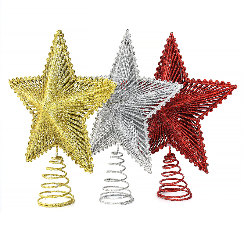 22cm Glitter Christmas Tree To - Star Tree Topper recensie en prijs