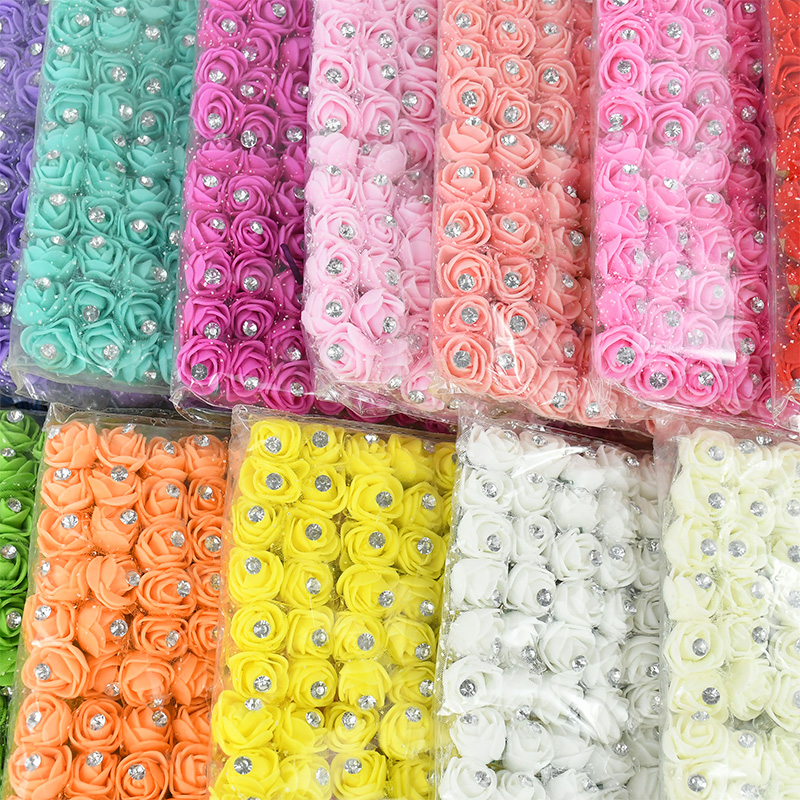 144pcs Mini Artificial Flowers - Christmas Wreath Fake recensie en prijs
