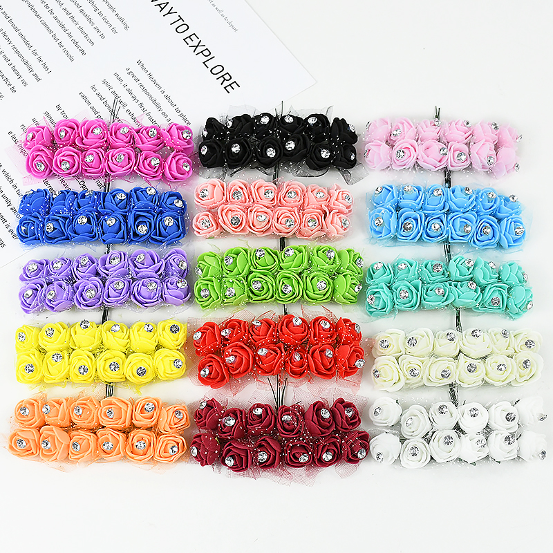 144pcs Mini Artificial Flowers - Christmas Wreath Fake recensie en prijs