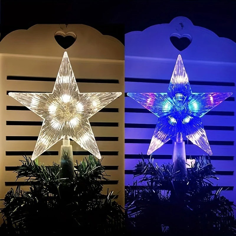 15cm Christmas Decoration Glow - Star Tree Topper recensie en prijs