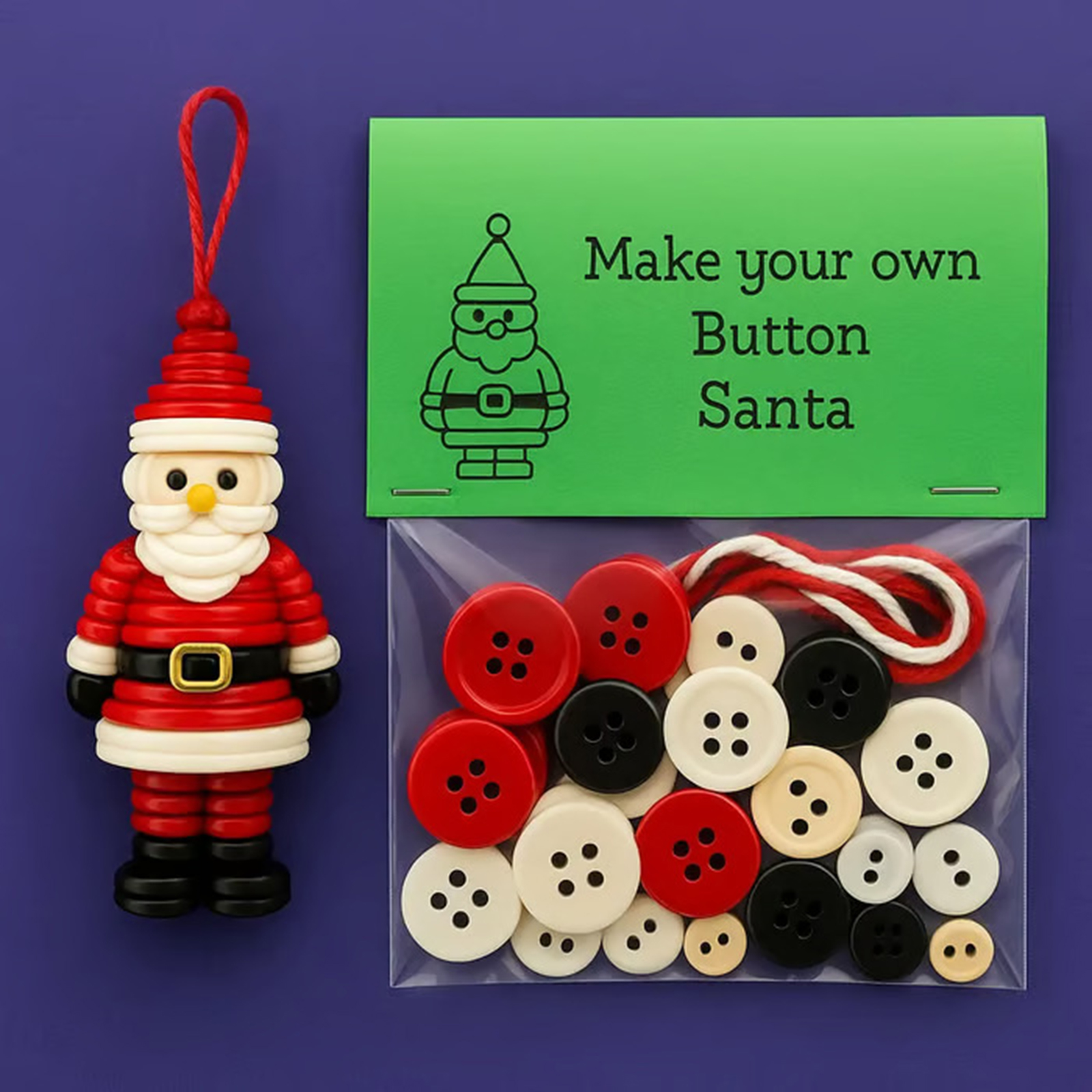 DIY Button Snowman Ornament Ki - Christmas Stocking Hanging recensie en prijs