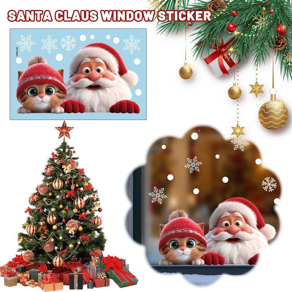 2pcs Christmas Window Clings S - Snowflake Window Decal recensie en prijs