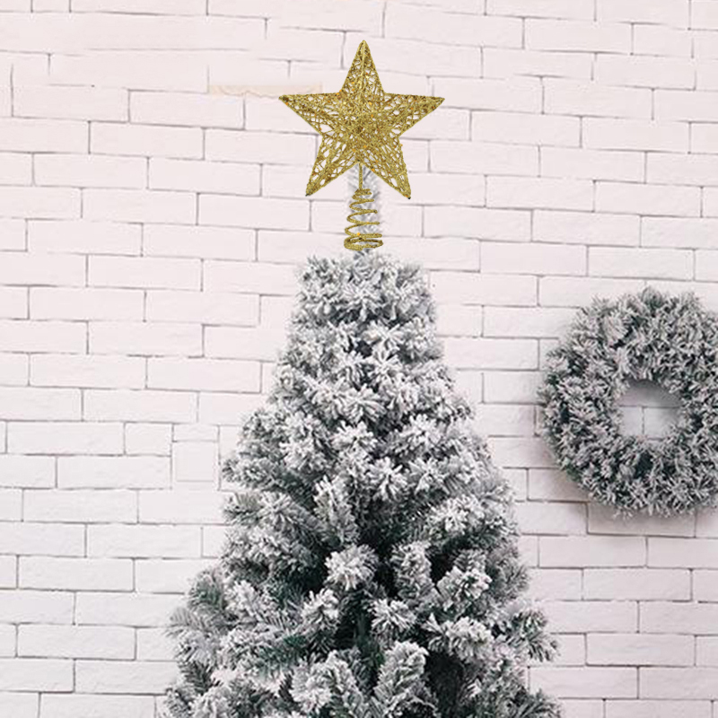 1pc Gold/Silver/Red/Blue Glitt - Star Tree Topper recensie en prijs