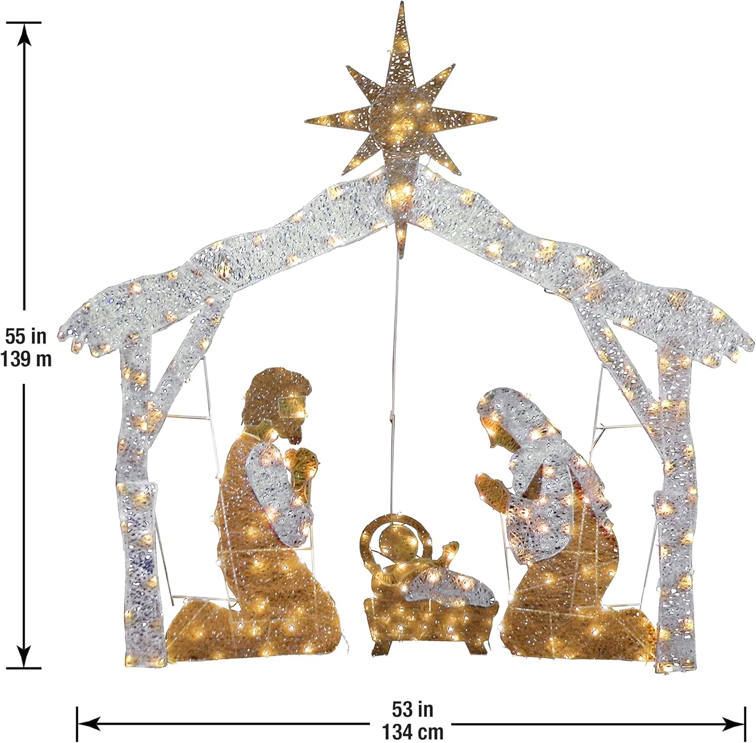 4.5 ft Pre-lit Artificial Chri - Christmas Tree Artificial recensie en prijs