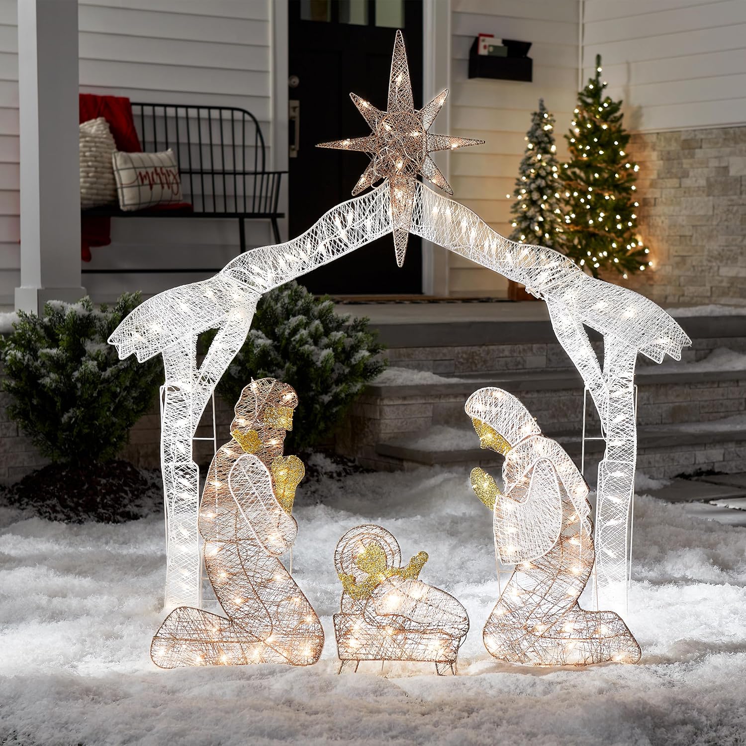 4.5 ft Pre-lit Artificial Chri - Christmas Tree Artificial recensie en prijs