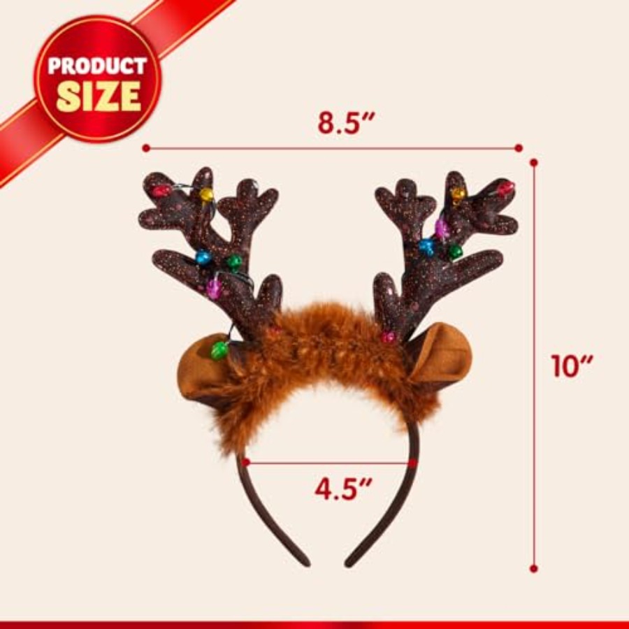 JOYIN Christmas 4PCS Reindeer  - Reindeer Antlers Headband recensie en prijs