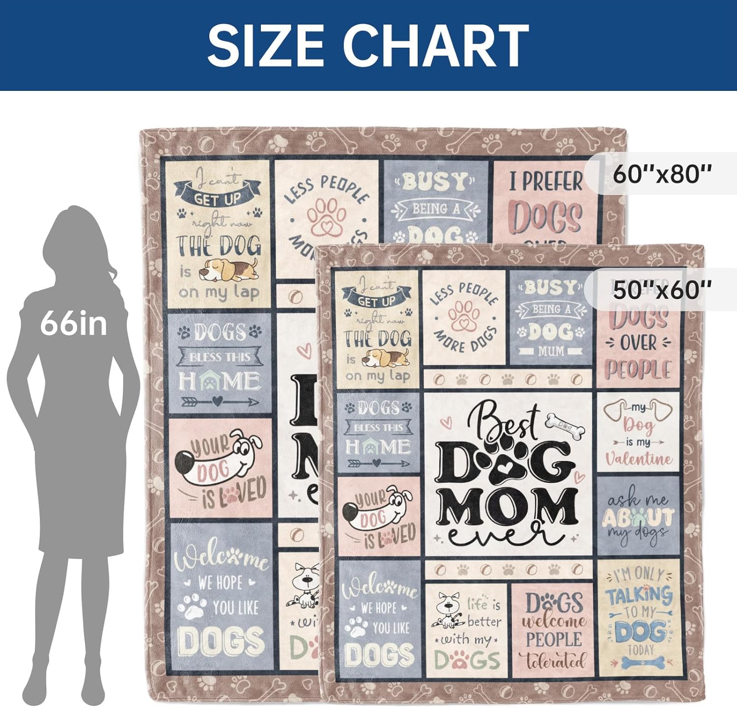 Best Dog Mom Blanket – Cozy Th - Christmas Throw Blanket recensie en prijs