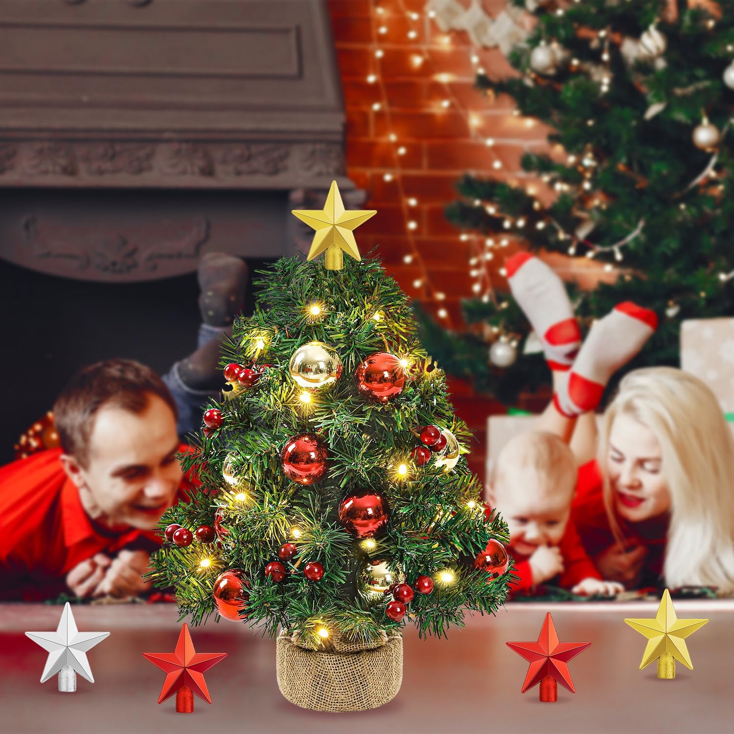 Mini Christmas Tree Topper Sma - Star Tree Topper recensie en prijs
