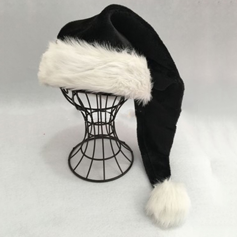 Christmas Santa Hat Black Long - Santa Hat Plush recensie en prijs