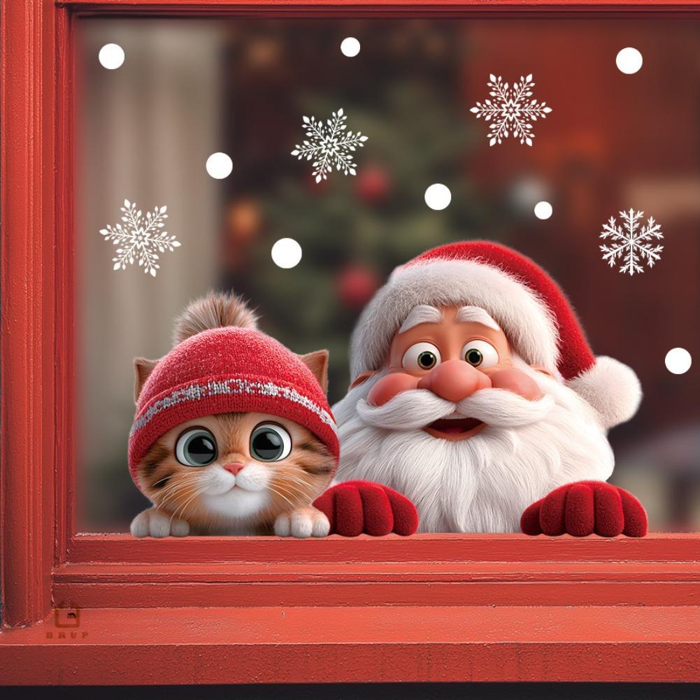 Christmas Window Door Mirror S - Snowflake Window Decal recensie en prijs