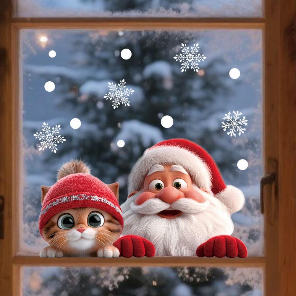 Christmas Window Door Mirror S - Snowflake Window Decal recensie en prijs